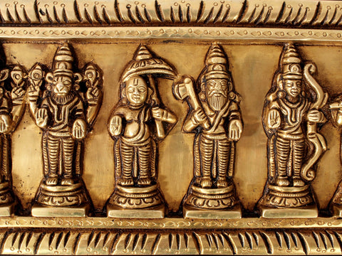 16" Ten Incarnation of Lord Vishnu (Dashavatara) | Wall Hanging