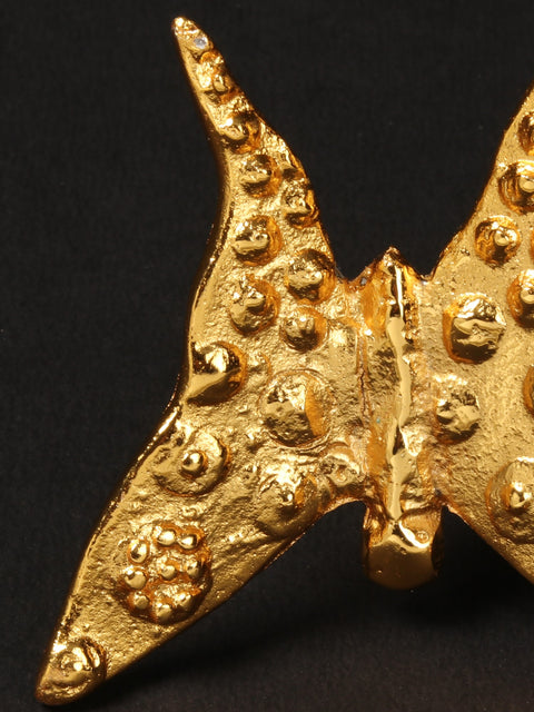 3" Brass with Gold Plated Butterfly | Wall Decor