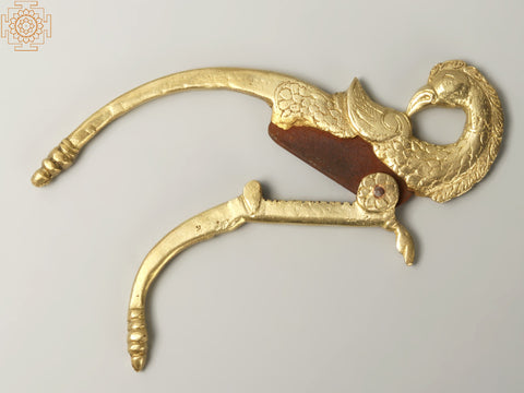 7" Brass Parrot Design Nut Cutter | Home Decor Items