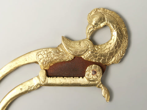 7" Brass Parrot Design Nut Cutter | Home Decor Items