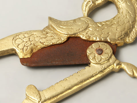 7" Brass Parrot Design Nut Cutter | Home Decor Items