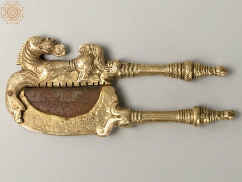 6'' Dragon Design Nut Cracker | Brass and Iron