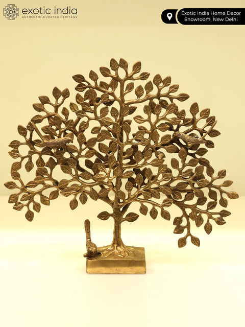 Three Birds Sitting On Tree Of Life