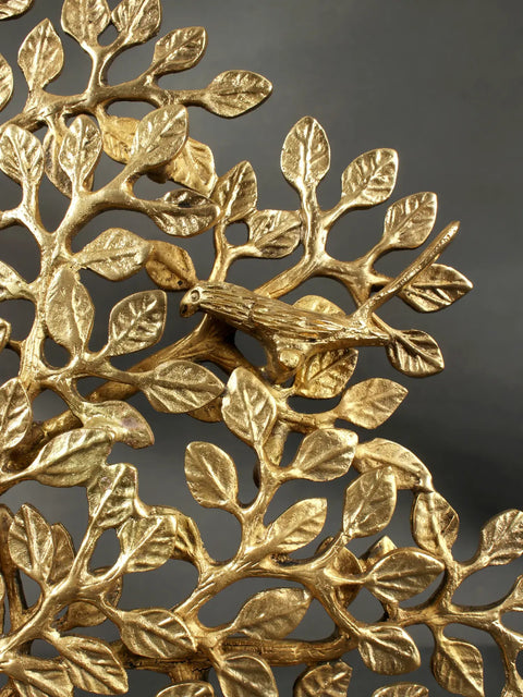 Three Birds Sitting On Tree Of Life