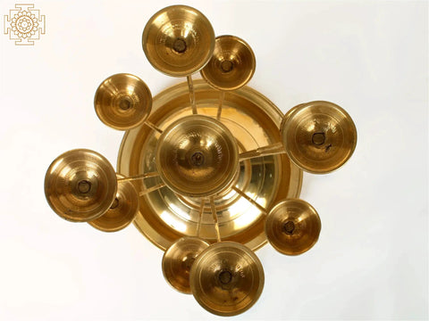 10" Brass Candle Holder