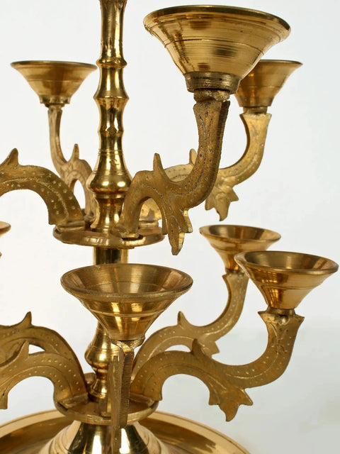 10" Brass Candle Holder