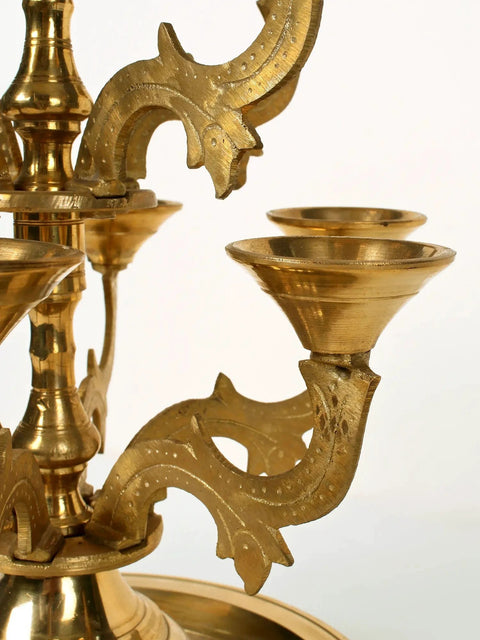 10" Brass Candle Holder