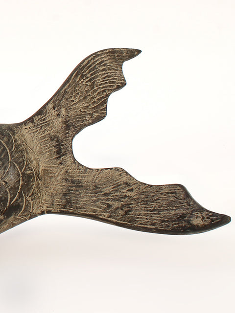 11" Brass Koi Fish Figurine | Designer Showpiece
