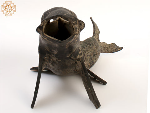 11" Brass Koi Fish Figurine | Designer Showpiece