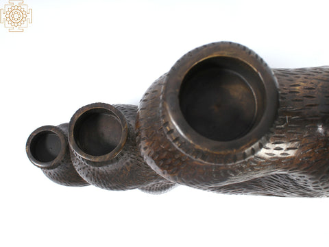 28" Designer Brass Candle Holder