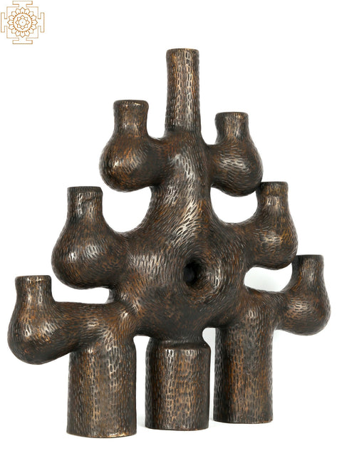 28" Designer Brass Candle Holder