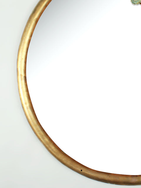 44" Designer Mirror with Flowers & Buds | Room Decor Item