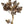28" Brass Flower Tree with Butterflies