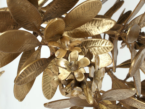 27" Guava Tree with Butterflies in Brass