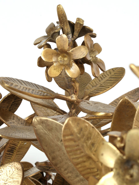 27" Guava Tree with Butterflies in Brass