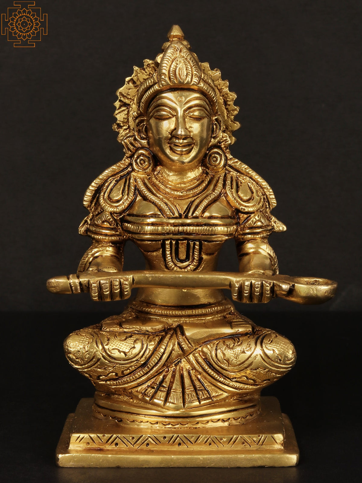 5'' Annapurna Devi Seated | Brass