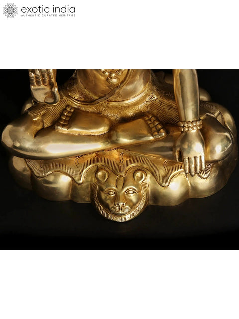 18'' Blessing Lord Mahadeva (Shiva) With Trident | Brass