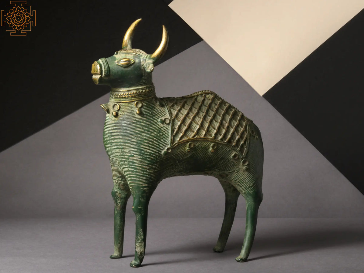 8'' Tribal Nandi | Brass Statue