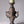 13" Chaturbhuja Lord Ganesha with Candle Stand in Brass