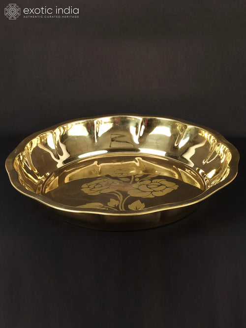 Brass Ritual Bowl Parat for Pooja