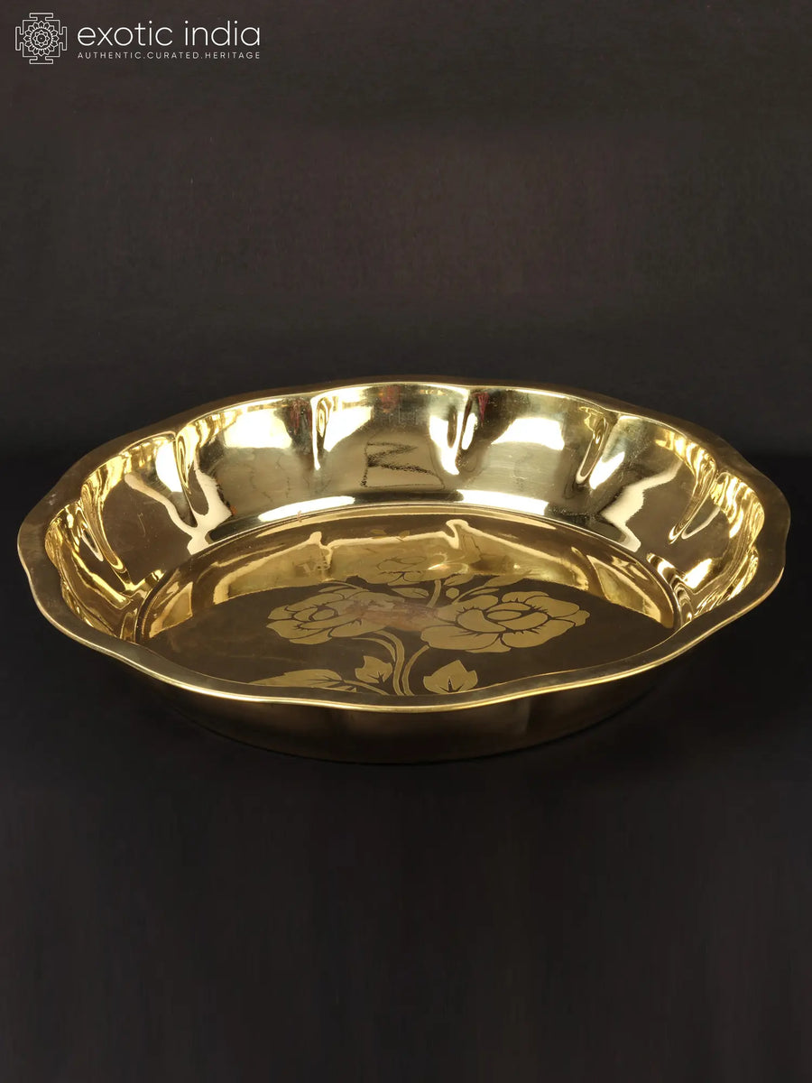 Brass Ritual Bowl Parat for Pooja