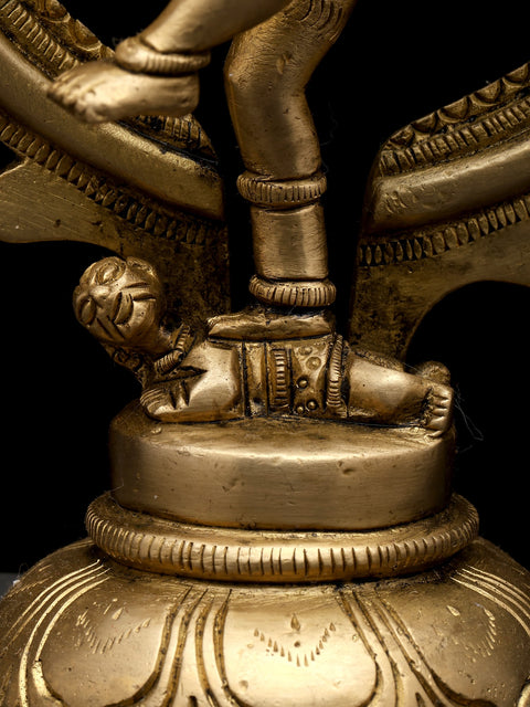 7" Nataraja - Dancing Lord shiva in Brass