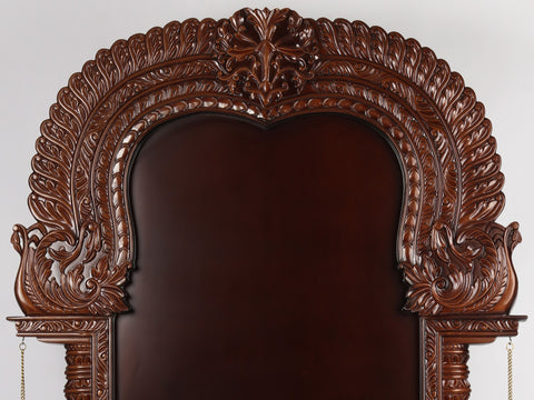 71'' Super Large Thiruvachi Wooden Frame For Hindu Idols | Made In India | Wood and Marble