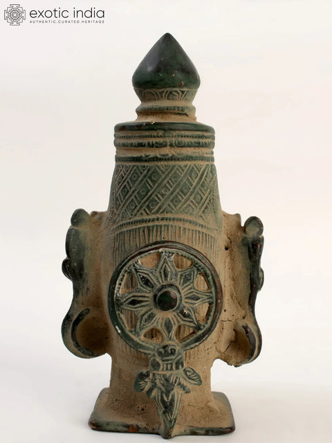 6" Lord Shiva Head in Brass