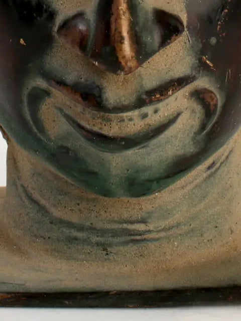6" Lord Shiva Head in Brass