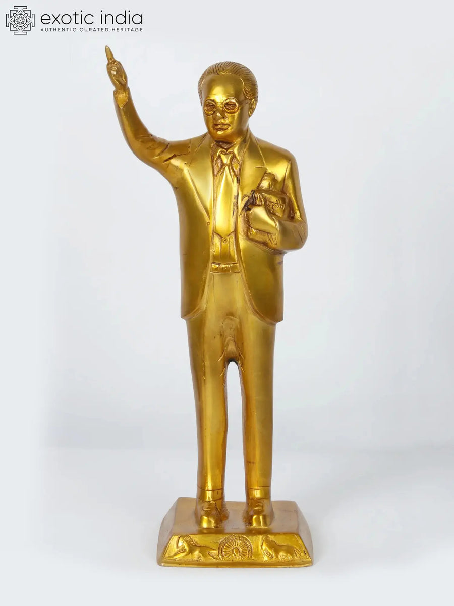 Baba Saheb Dr. Bhimrao Ambedkar Brass Statue - Handmade
