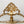 10" Designer Lamp (Diya) with Stand in Brass