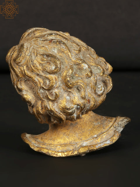 2" Small Roman Women Head Statue