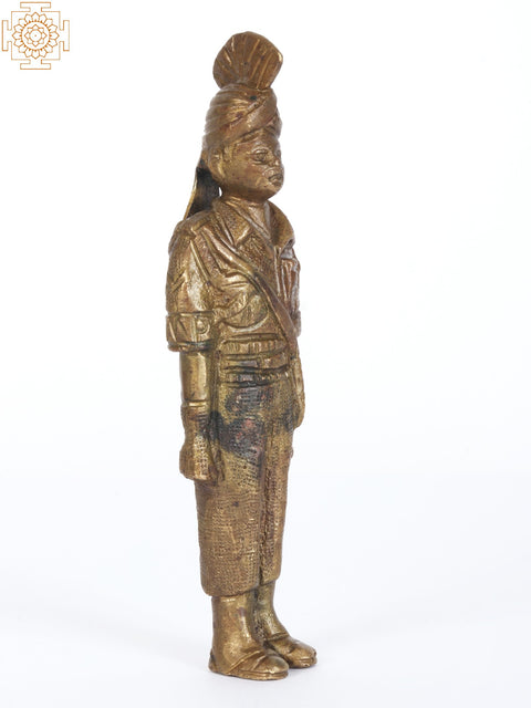 6" Border Security Force (BSF) Soldier Statue