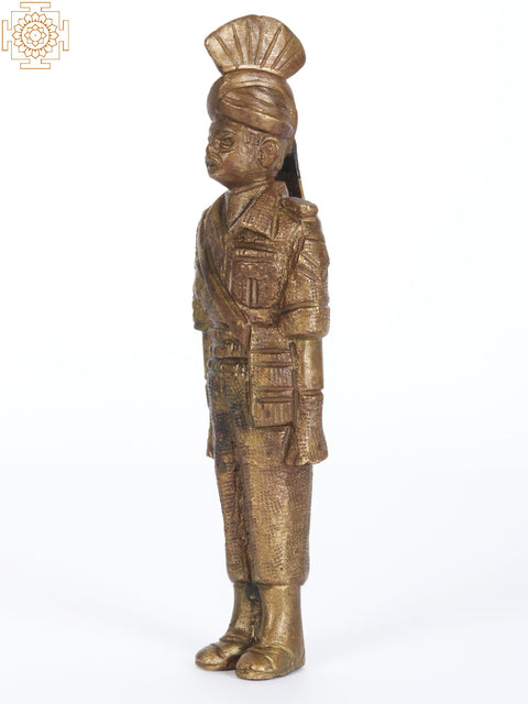 6" Border Security Force (BSF) Soldier Statue