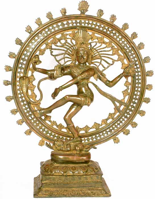 28" Nataraja Handmade Brass Statue for Home Decor