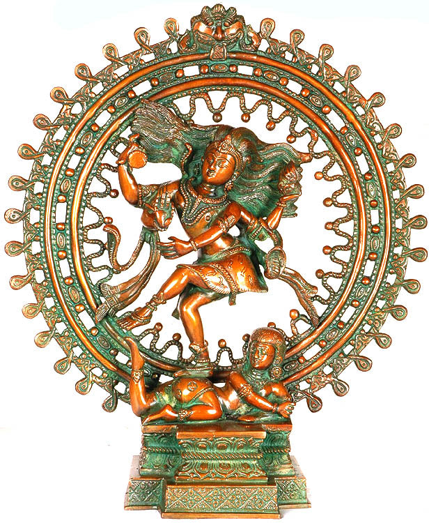 17" Nataraja The Supreme Dancer Handmade Brass Statue
