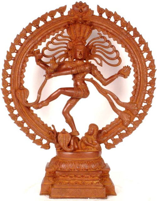 20" Nataraja Handmade Brass Statue for Pooja