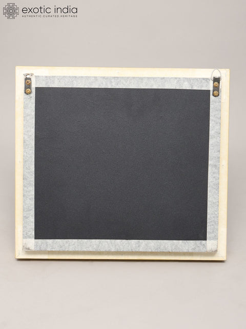 12" Brass Lotus Wall Hanging Frame | Home Decor