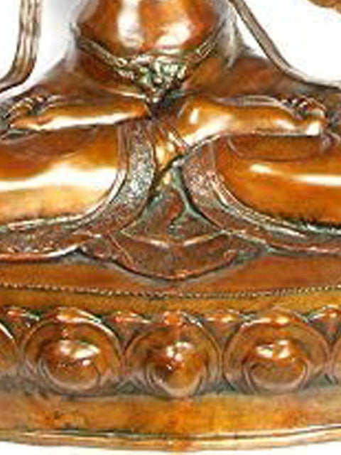 39" Large Size Manjushri Brass Statue - Bodhisattva of Transcendent Wisdom (Tibetan Buddhist Deity)