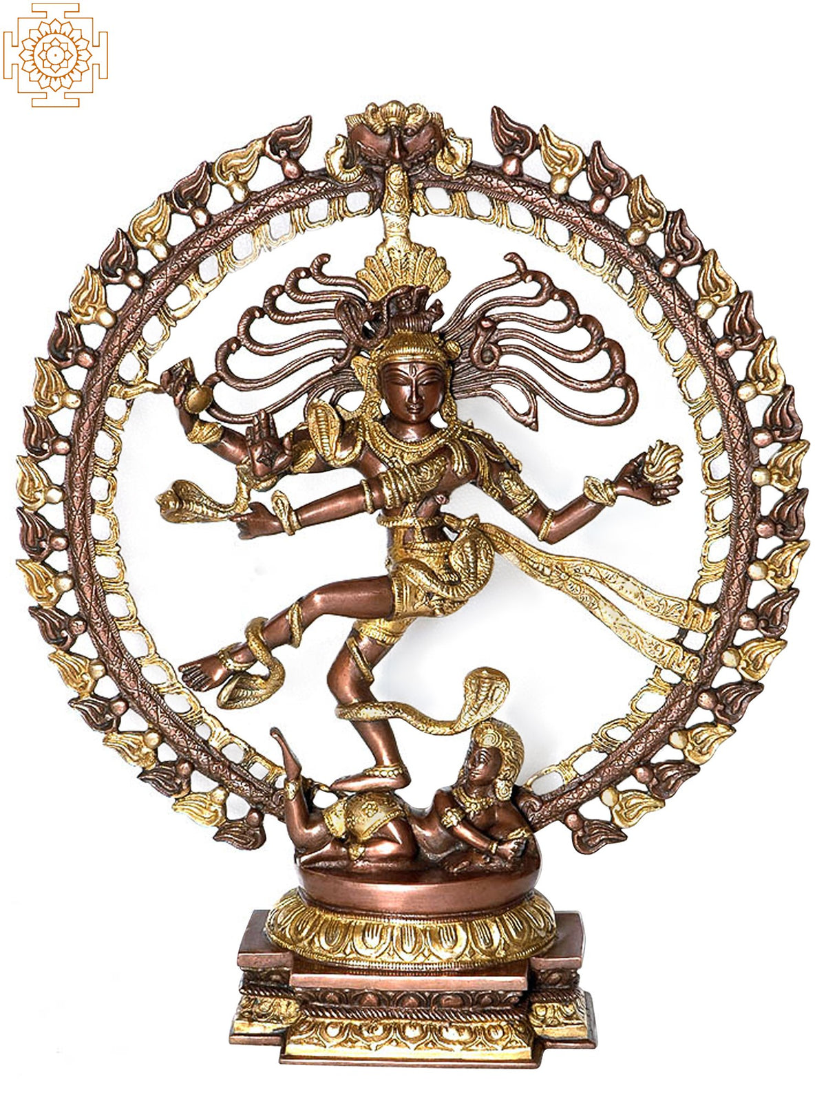 20" Nataraja Cosmic Dancer Handmade Brass Statue