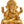 10" Lord Ganesha Wearing a Kirtimukha Crown and Holding Lotus Flowers In Brass | Handmade | Made In India