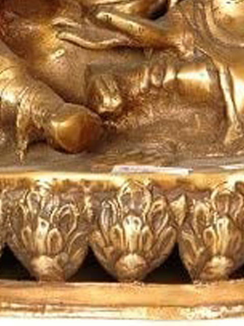 17" (Tibetan Buddhist Deity) Padmasambhava - The Second Buddha In Brass | Handmade | Made In India