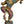 11" Baby Krishna Dancing in Ecstasy | Handmade Brass Inlay Statue