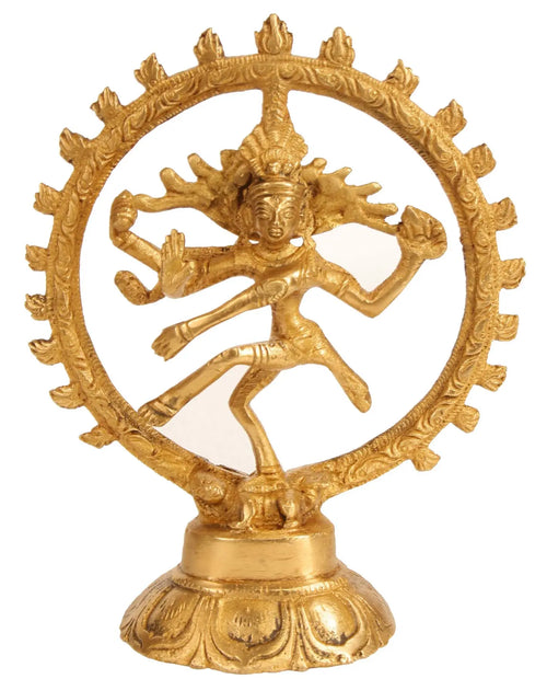 5" Small Nataraja Brass Statue Handmade