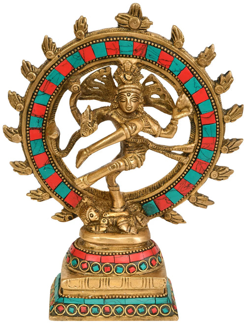6" Nataraja Handmade Brass Sculpture