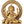 18" Enthroned Ganesha with Kirtimukha and Parasol Atop In Brass | Handmade | Made In India