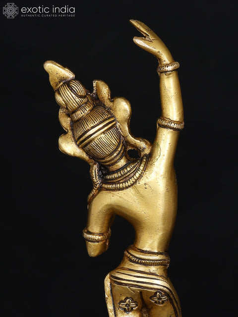 8" Brass Buddhist Mayadevi Statue - The Mother of Buddha | Handmade | Made in India