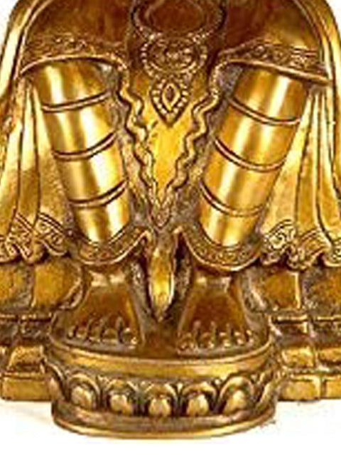 14" (Tibetan Buddhist Deity) Maitreya Buddha - The Future Savior of Civilization In Brass | Handmade | Made In India