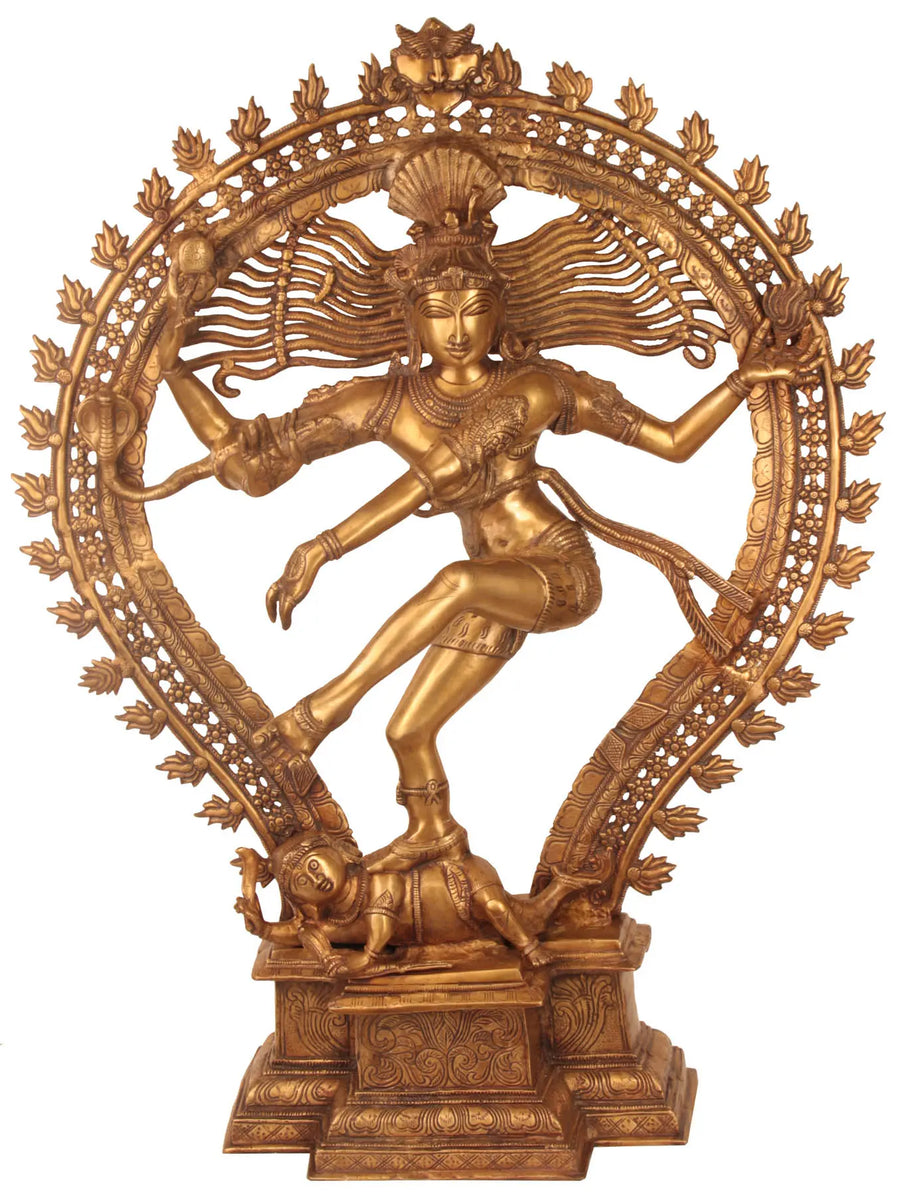 34" Large Nataraja Brass Statue Handmade