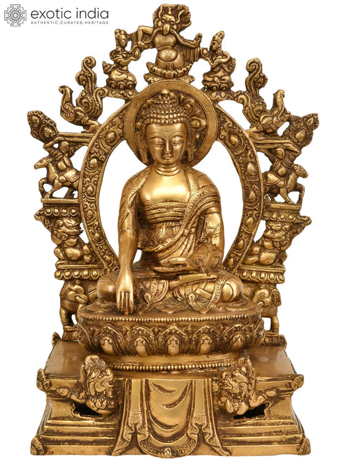 10" Six Perfections of Buddha Handmade Brass Statue